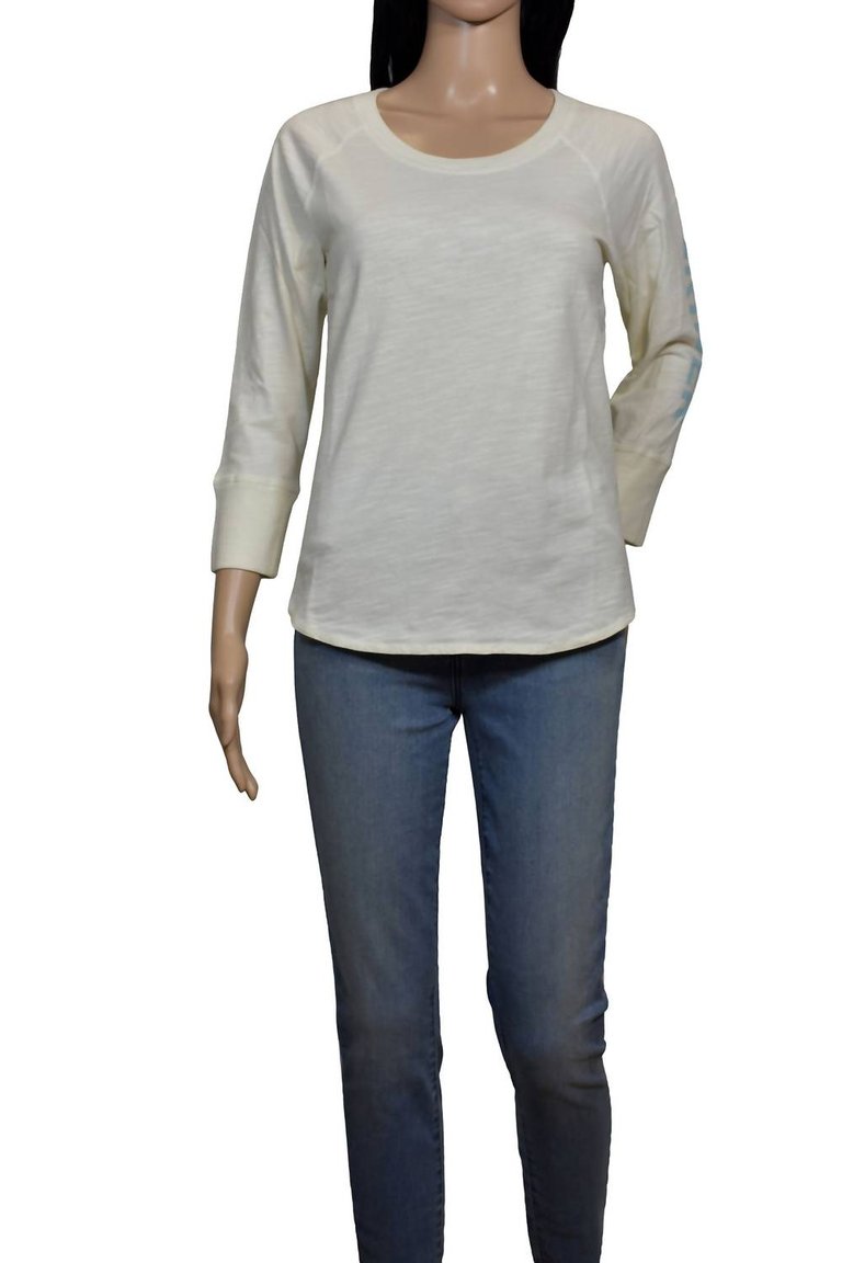 Women California Cotton T-Shirt - Ivory