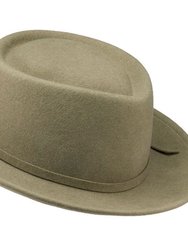 Noble Wool Fedora Hat - Pale Olive