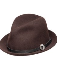 Viv Short Brim Fedora Hat - Vicuna - Vicuna