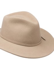 Willa Wide Brim Wool Hat - Fawn
