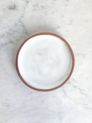 Small Terra-cotta Plates - White - White