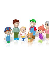 Cocomelon Official 3" Family Figure 8 Pack