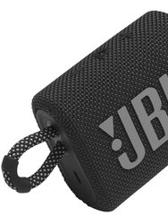 GO 3 Black Portable Bluetooth Speaker