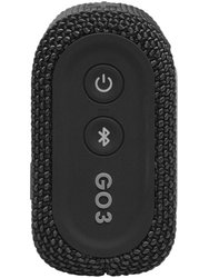 GO 3 Black Portable Bluetooth Speaker