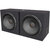 Stage 1200D Dual 12 inch 2-Ohm Subwoofer Enclosure