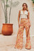 Odette Pant Orange Multi