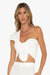 Sol Bandeau Top White - White