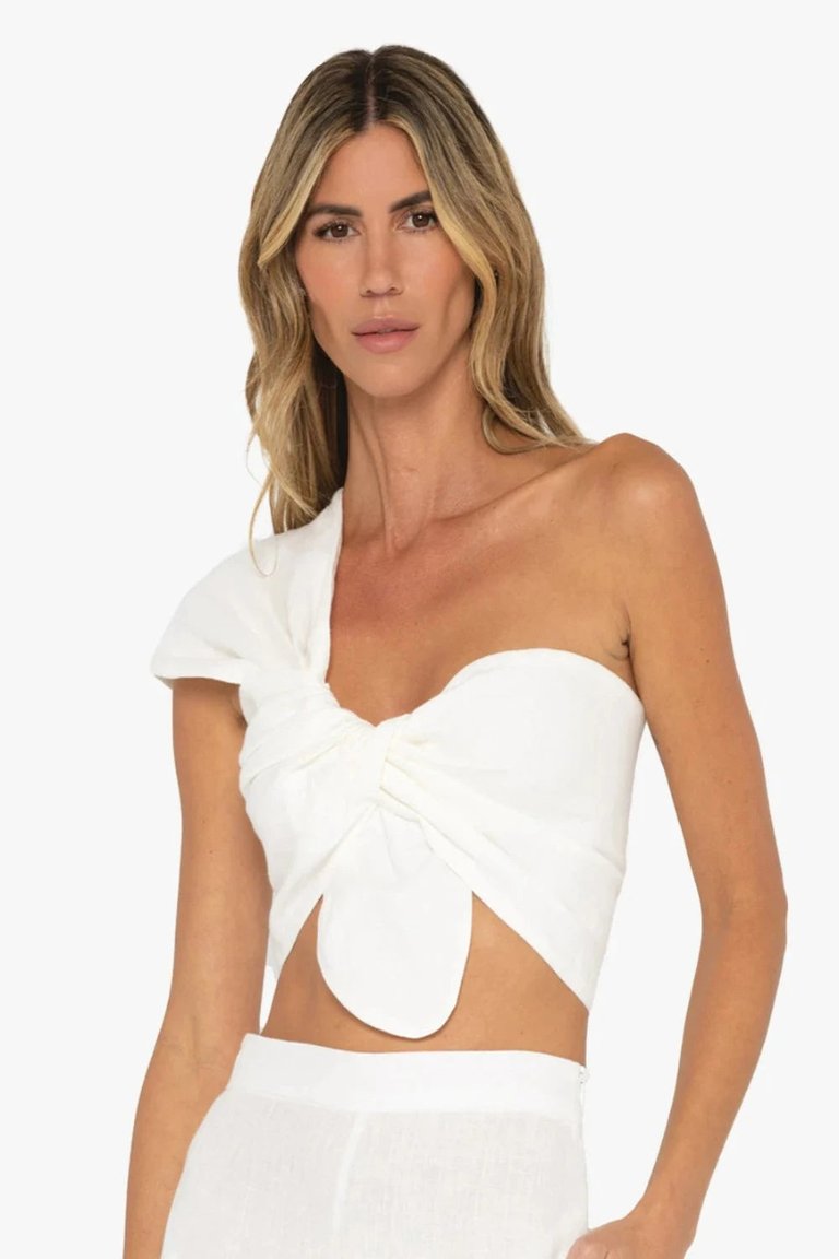 Sol Bandeau Top White - White