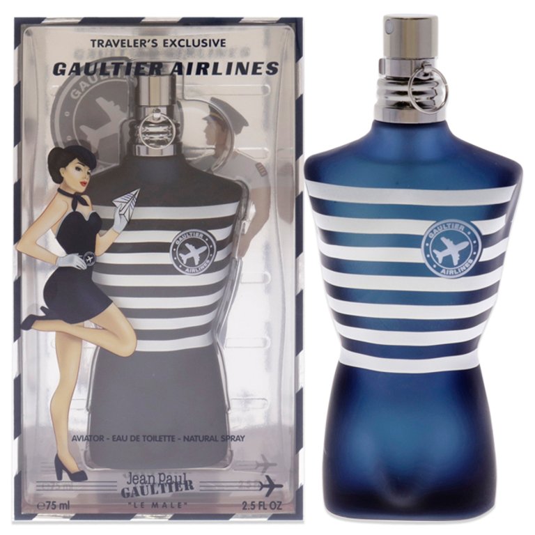 Le Male Aviator by Jean Paul Gaultier for Men - 2.5 oz EDT Spray