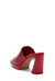 Caviar Platform Sandals In Red