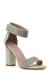 Women's Kassidy High Heel Ankle Strap Sandal - Nude Suede Champagne