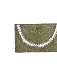 Coco - Small Clutch - Moss Green