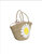 Daisy Beach Tote - White