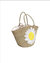 Daisy Beach Tote - White