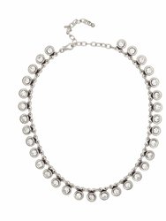 Jelavu Necklace With Crystals - Silver