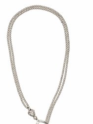 Jelavu Pewter Lariat Necklace - Silver