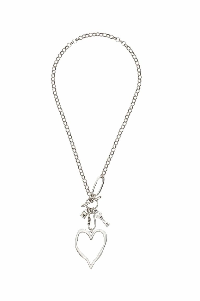 JELAVU Pewter Necklace NN3553 - Pewter