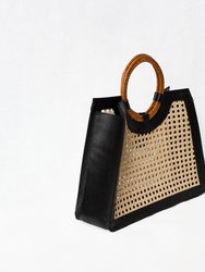 Malibu Cane Tote With Top Handle