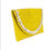 Pandegelang Raffia Seashell Clutch In Yellow