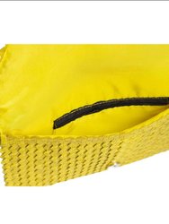 Pandegelang Raffia Seashell Clutch In Yellow