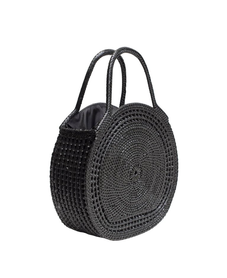 Sydney Raffia Satchel Bag