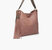 Amber Hobo Bag In Rosewood - Rosewood