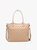 Tessa Quilted Tote In Sand - Sand