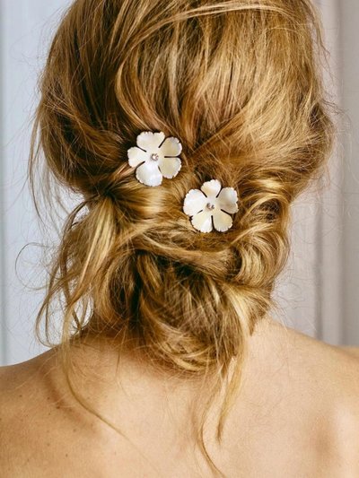 Jennifer Behr Buttercup Bobby Pins In Snow product