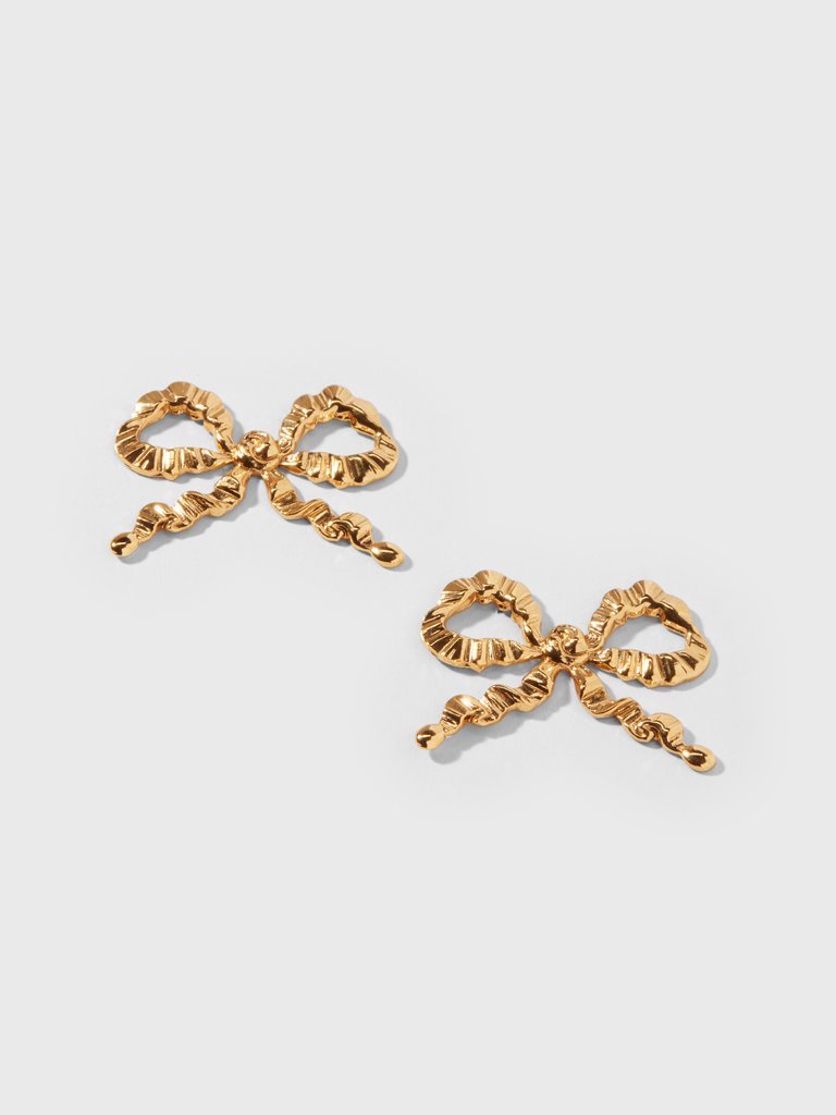 Katlin Gold Stud Earrings