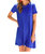 Here To Stay T-Shirt Dress In Blue