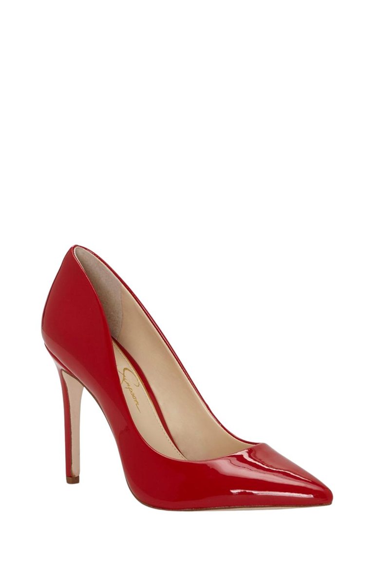 Cassani Pumps - Red Patent