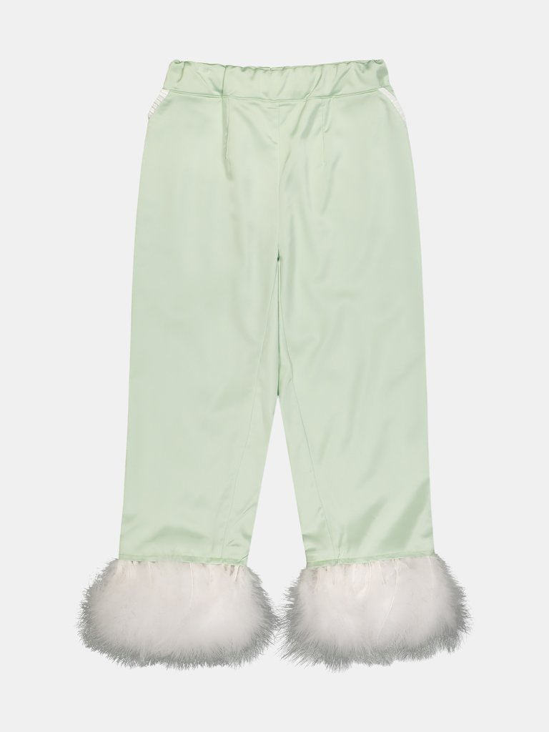 Aurora Cropped Pant - Mint