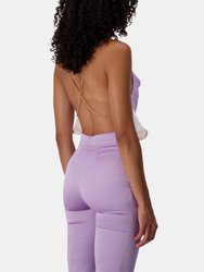 Cristal Cropped Backless Cami