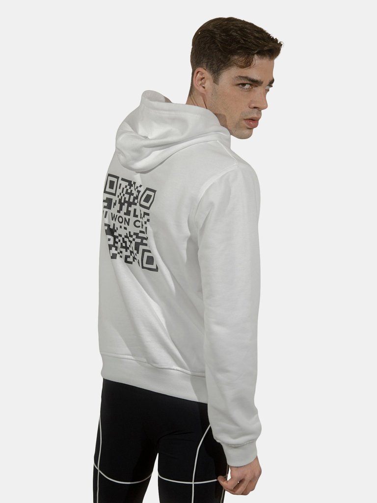 QR Code Sweatshirt (Unisex) - White