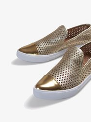 Slim Shoes - Gold + Gold