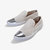 Slim Soft White & Silver Sneaker