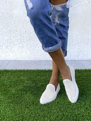 Slim Soft White Sneaker - White