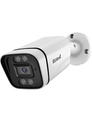 8MP 4K IP66 Waterproof Outdoor POE Security Bullet Camera - White