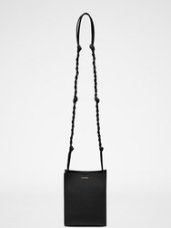 Tangle Small Leather Bag - Black