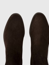 Thessaly 20 Sue Chelsea Suede Flat Boot