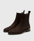 Thessaly 20 Sue Chelsea Suede Flat Boot - Coffee