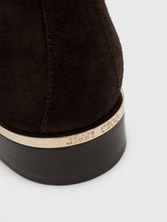 Thessaly 20 Sue Chelsea Suede Flat Boot