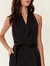 Belted Halter Neck Jumpsuit