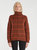 Checked Turtleneck Sweater - Brown Plaid