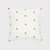 Embroidered Star Pillow - Cream