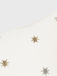 Embroidered Star Pillow