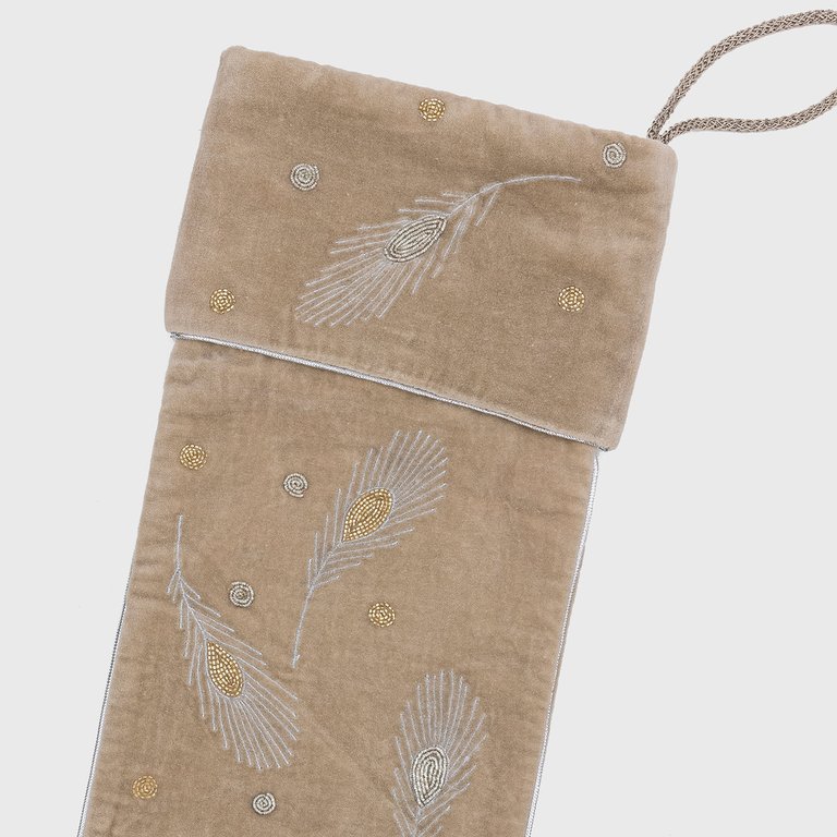 Feather Stocking, Taupe