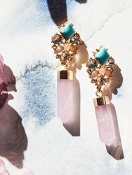 Gem Quartz Earrings