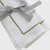 Gold Trim Linen Dinner Napkins