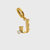 Monogram Charm, J - Gold